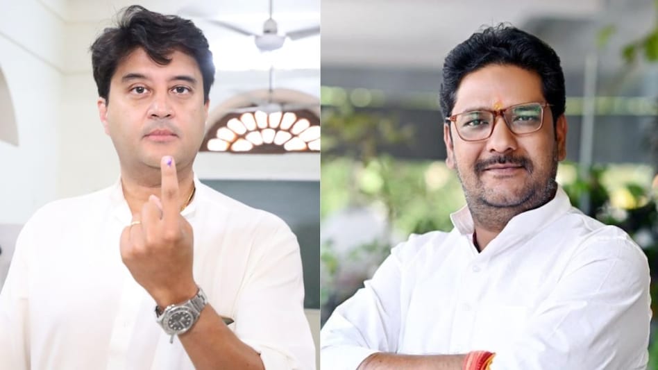 Jyotiraditya Scindia and Yadvendra Singh Jyotiraditya Scindia and Yadvendra Singh