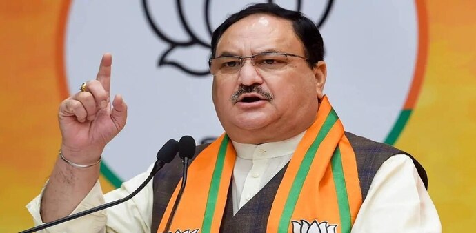 BJP huddle at JP Nadda's residence BJP huddle at JP Nadda's residence