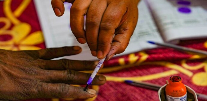The combined vote share for INDIA bloc (combined vote shares of the Congress and Aam Aadmi Party), which contested in 25 constituencies, stood at 33.93 percent. The combined vote share for INDIA bloc (combined vote shares of the Congress and Aam Aadmi Party), which contested in 25 constituencies, stood at 33.93 percent.