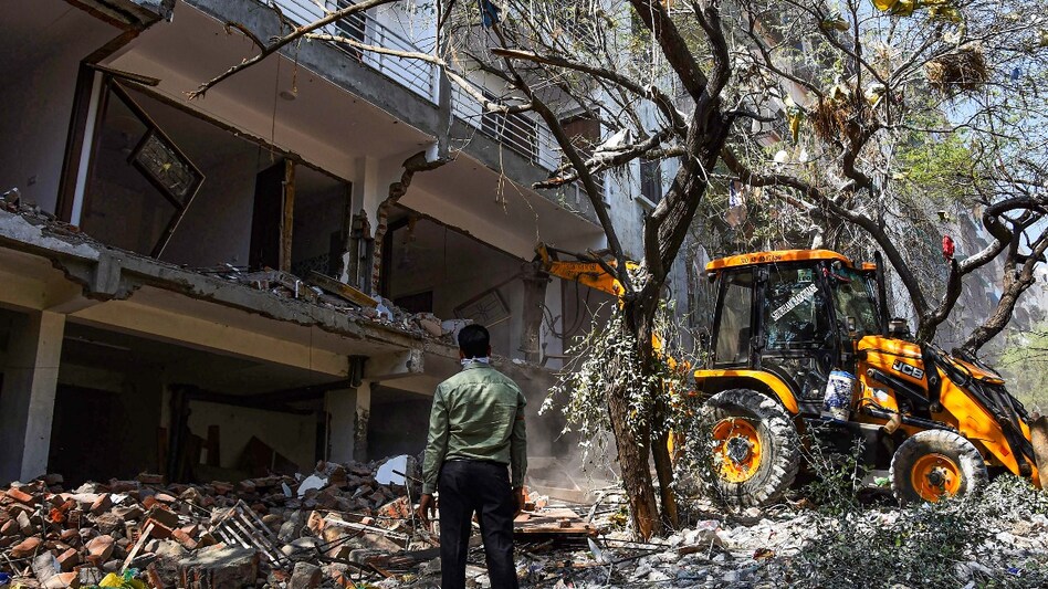 jcb, encroachment, demolition jcb, encroachment, demolition