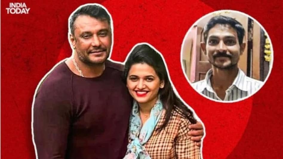 The couple, along with 10 others, was arrested by the police in connection with the alleged murder of Renuka Swamy, a 33-year-old man found dead at Sumanahalli Bridge in Bengaluru. The couple, along with 10 others, was arrested by the police in connection with the alleged murder of Renuka Swamy, a 33-year-old man found dead at Sumanahalli Bridge in Bengaluru.