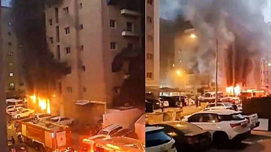The fire, which killed at least 49 foreign workers and injured 50 others, erupted on Wednesday in a seven-storey building in Mangaf, where 196 migrant workers were staying. The fire, which killed at least 49 foreign workers and injured 50 others, erupted on Wednesday in a seven-storey building in Mangaf, where 196 migrant workers were staying.