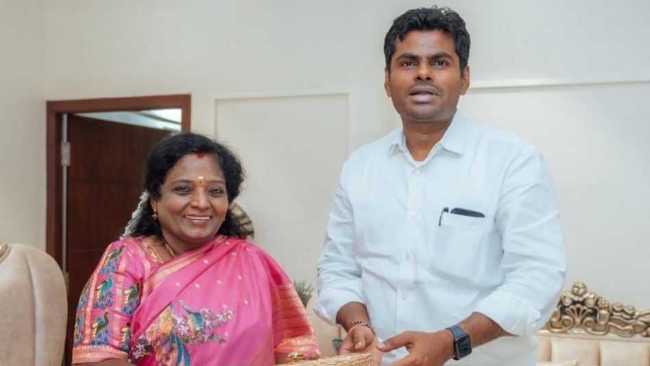 In his post, Annamalai praised Tamilisai for her dedication and political experience. In his post, Annamalai praised Tamilisai for her dedication and political experience.