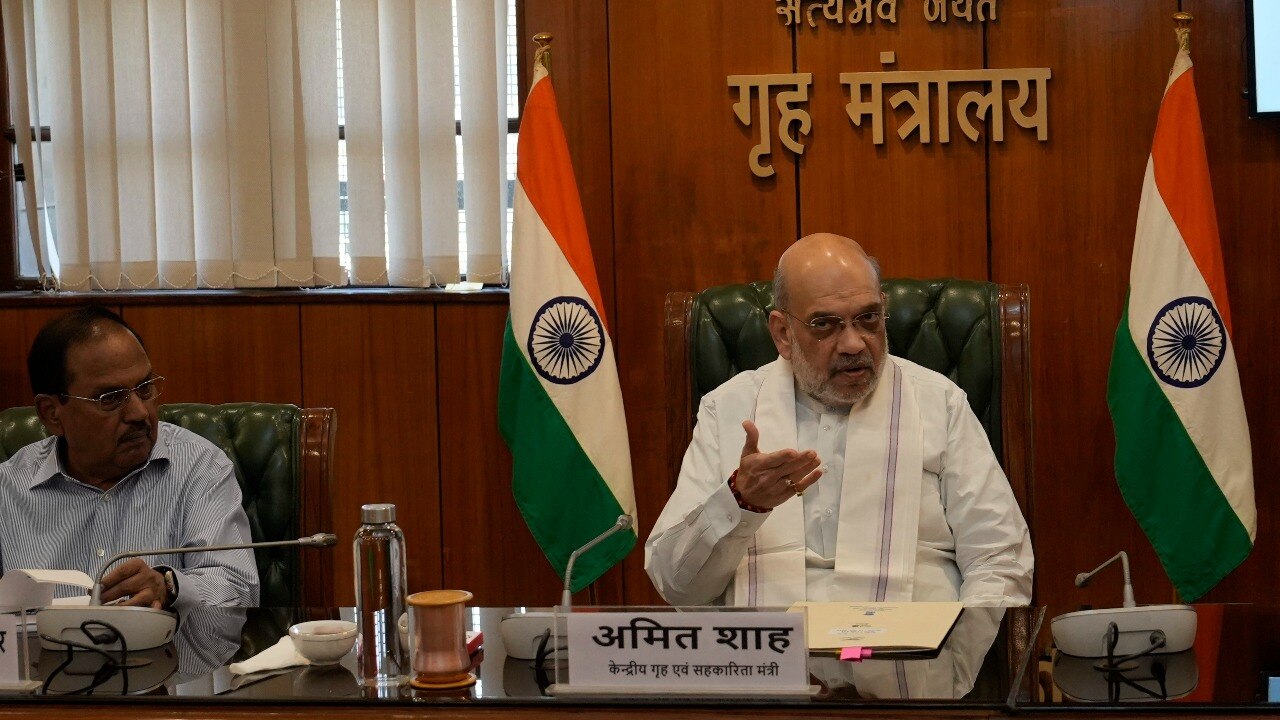 Amit Shah chairs crucial meet to review J&K situation after terrorist attacks, NSA Doval attends