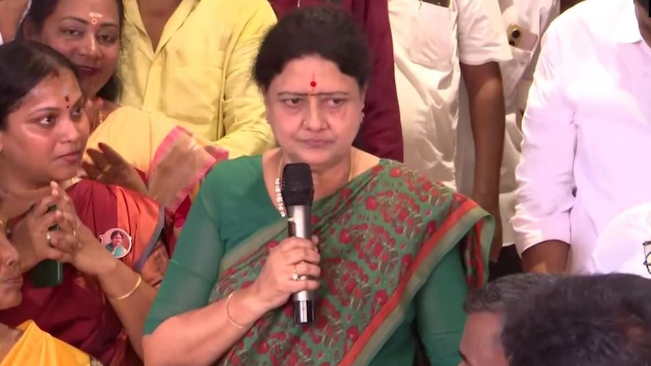 Former AIADMK leader VK Sasikala Former AIADMK leader VK Sasikala