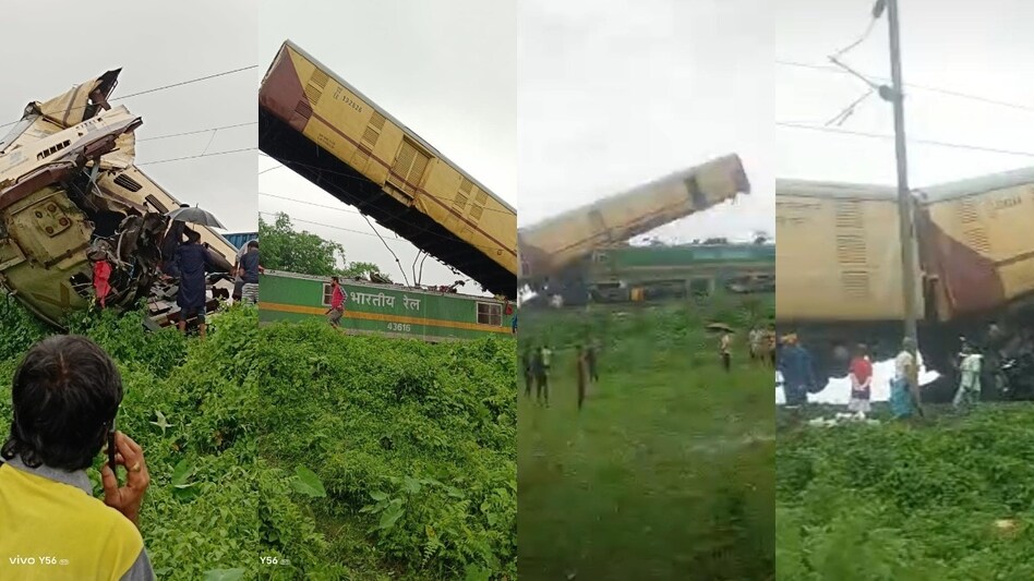 Kanchanjunga Express train derailed by goods train in Bengal's Siliguri; driver, guard among 8 dead so far Kanchanjunga Express train derailed by goods train in Bengal's Siliguri; driver, guard among 8 dead so far