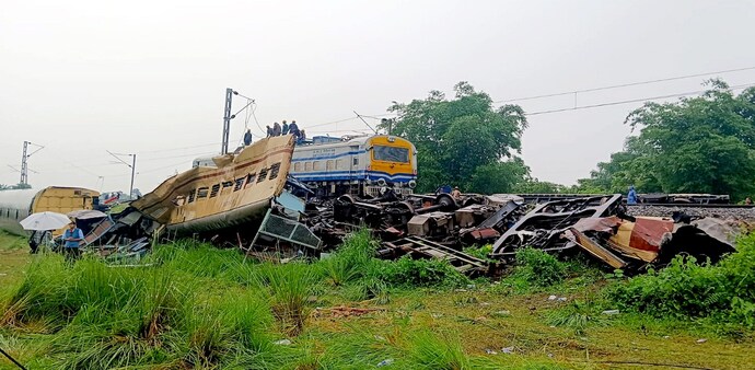Kanchanjunga Express accident: All eyes on Kavach protection system (PC: PTI) Kanchanjunga Express accident: All eyes on Kavach protection system (PC: PTI)