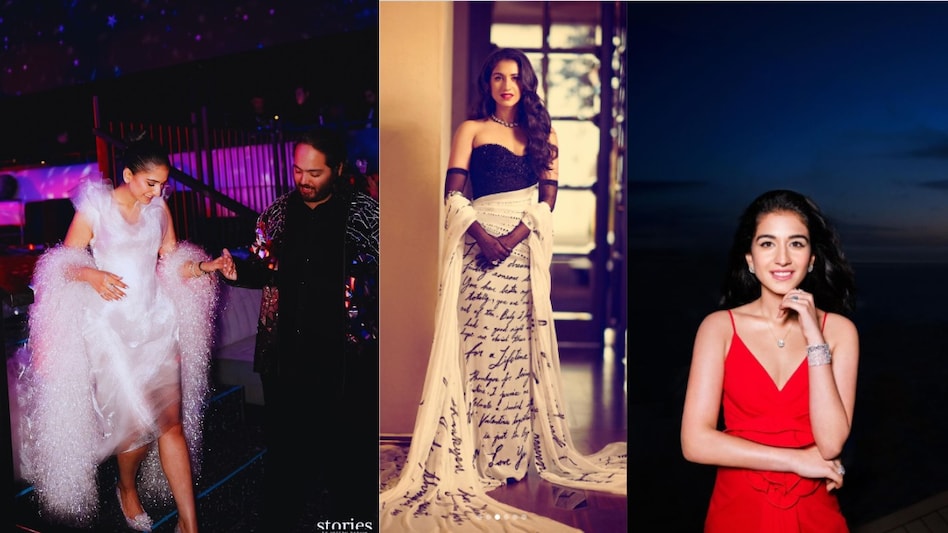 Anant Ambani pre-wedding in Italy: Here's a look at Radhika Merchant's dazzling outfits Anant Ambani pre-wedding in Italy: Here's a look at Radhika Merchant's dazzling outfits