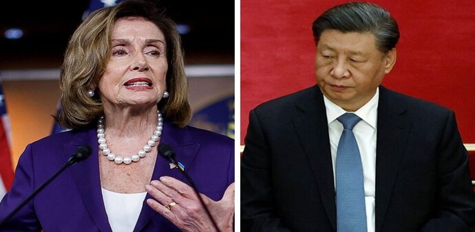 Former US House Speaker Nancy Pelosi is part of the delegation that reached Dharamsala on Tuesday Former US House Speaker Nancy Pelosi is part of the delegation that reached Dharamsala on Tuesday