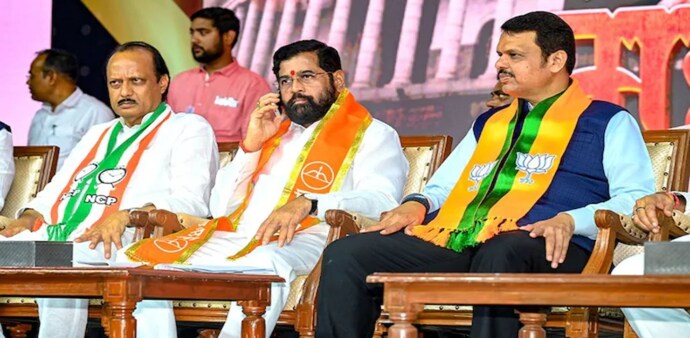 In the 2019 assembly elections, the BJP was in alliance with the undivided Shiv Sena. In the 2019 assembly elections, the BJP was in alliance with the undivided Shiv Sena.