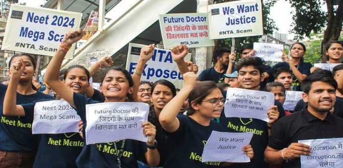 Calls for NEET retest grow louder as students protest against NTA's conduct Calls for NEET retest grow louder as students protest against NTA's conduct