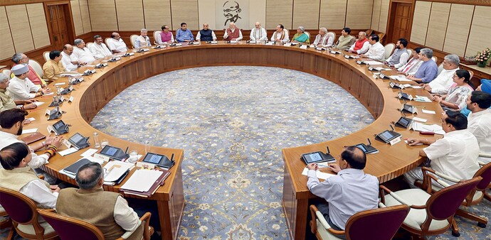 Council of Ministers, led by Prime Minister Narendra Modi (centre), will have to build consensus Council of Ministers, led by Prime Minister Narendra Modi (centre), will have to build consensus