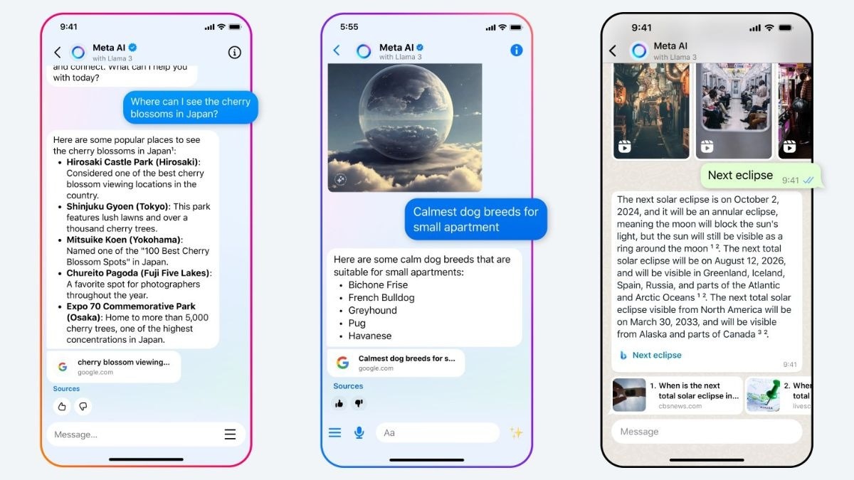 Meta AI is now launched in India Meta AI is now launched in India