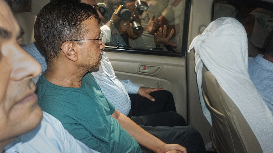 CBI arrests Arvind Kejriwal, who will be in custody for 3 days (PC: PTI) CBI arrests Arvind Kejriwal, who will be in custody for 3 days (PC: PTI)
