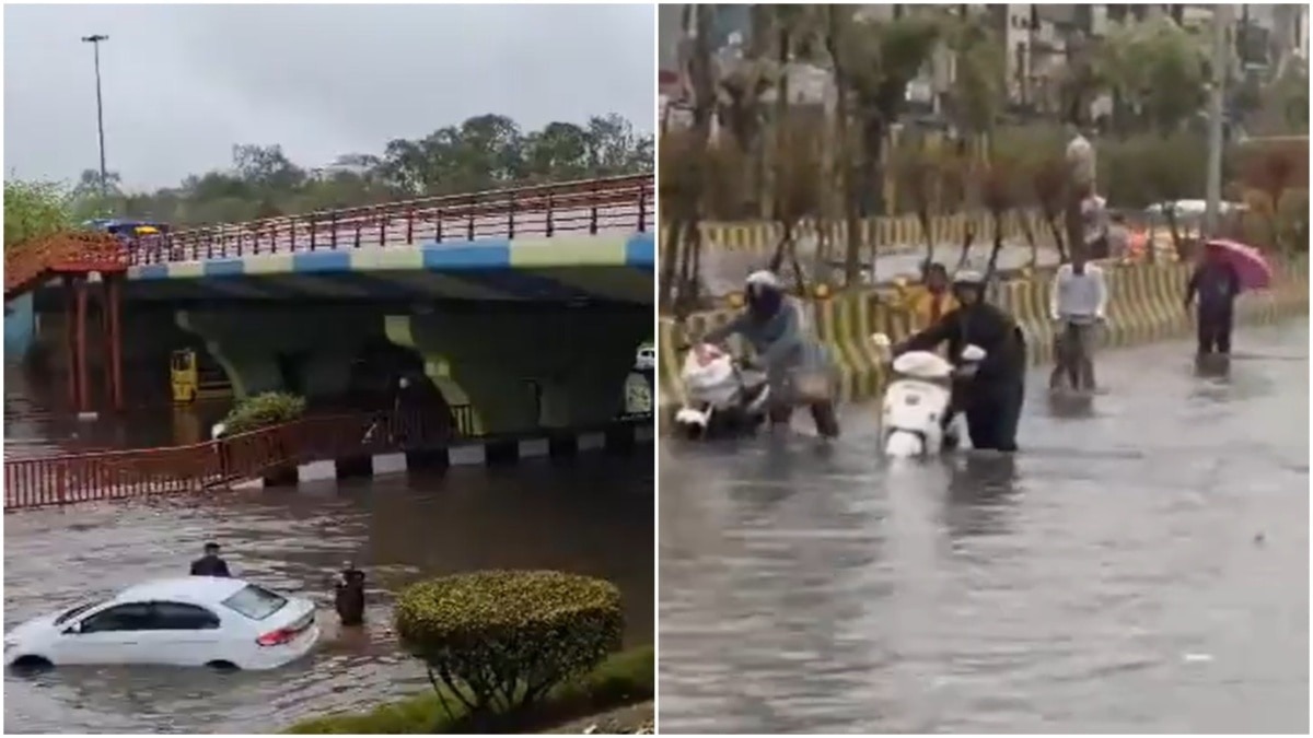 Many areas in Delhi-NCR have been left waterlogged and water entered houses in several low-lying areas. Many areas in Delhi-NCR have been left waterlogged and water entered houses in several low-lying areas.