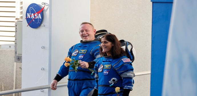 Sunita Williams flew the Boeing Starliner Spacecraft to International Space Station on June 6 Sunita Williams flew the Boeing Starliner Spacecraft to International Space Station on June 6