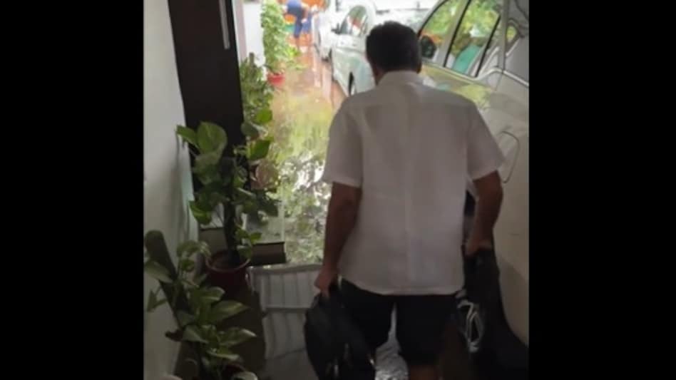 Tewari wasn't the only one. Congress MP Shashi Tharoor recounted his ordeal, describing waking up to find his entire home submerged under a foot of water. Tewari wasn't the only one. Congress MP Shashi Tharoor recounted his ordeal, describing waking up to find his entire home submerged under a foot of water.