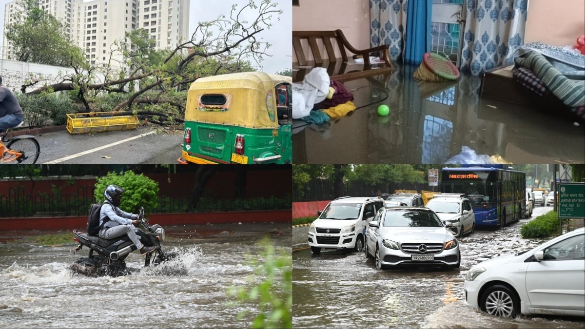 The heavy downpour on June 28, which brought respite from the scorching heat, affected normal life with traffic movement being hit leaving many stranded on waterlogged roads. The heavy downpour on June 28, which brought respite from the scorching heat, affected normal life with traffic movement being hit leaving many stranded on waterlogged roads.