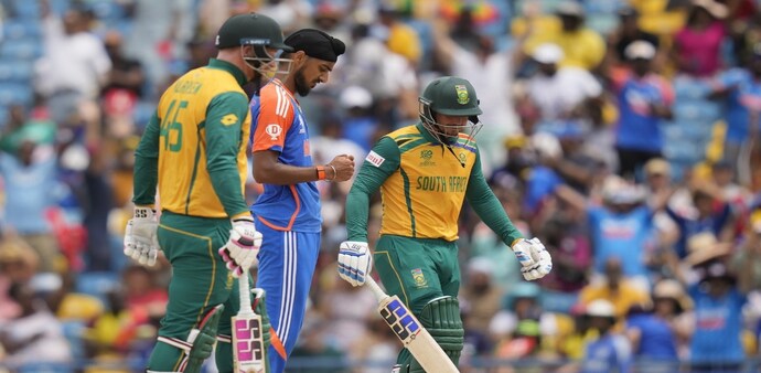 Despite a fortunate boundary by Kagiso Rabada on the next ball, South Africa managed only four more runs, resulting in a narrow 7-run victory for India. Despite a fortunate boundary by Kagiso Rabada on the next ball, South Africa managed only four more runs, resulting in a narrow 7-run victory for India.
