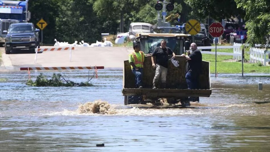The squad, led by captain Rohit Sharma, was scheduled to depart the Caribbean island shortly after their win on June 29. The squad, led by captain Rohit Sharma, was scheduled to depart the Caribbean island shortly after their win on June 29.