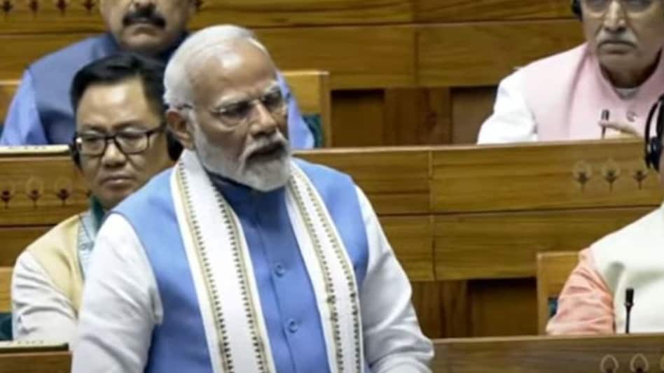 Before his Parliament speech, Modi spoke at the National Democratic Alliance's (NDA) parliamentary party meeting. Before his Parliament speech, Modi spoke at the National Democratic Alliance's (NDA) parliamentary party meeting.