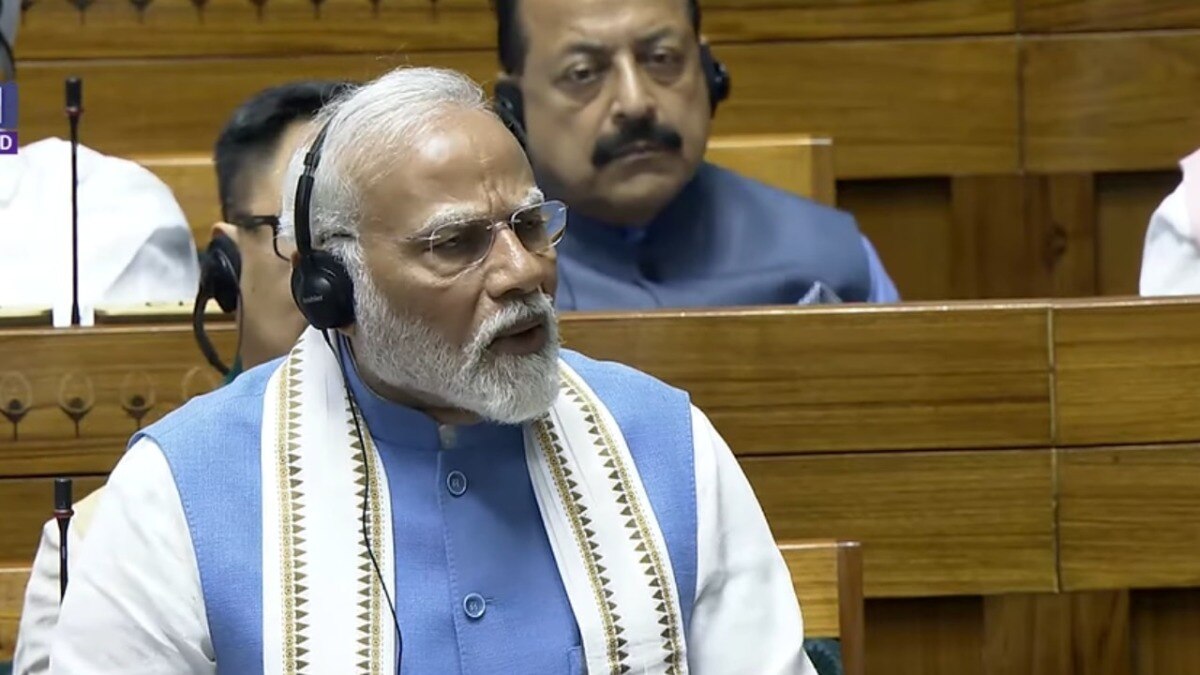 Prime Minister Narendra Modi in Lok Sabha Prime Minister Narendra Modi in Lok Sabha