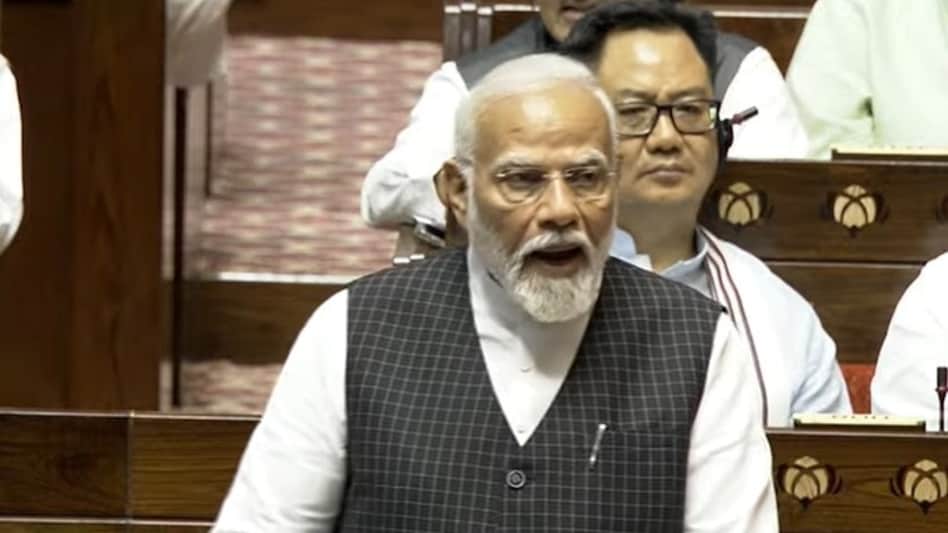 Prime Minister Narendra Modi in Rajya Sabha Prime Minister Narendra Modi in Rajya Sabha