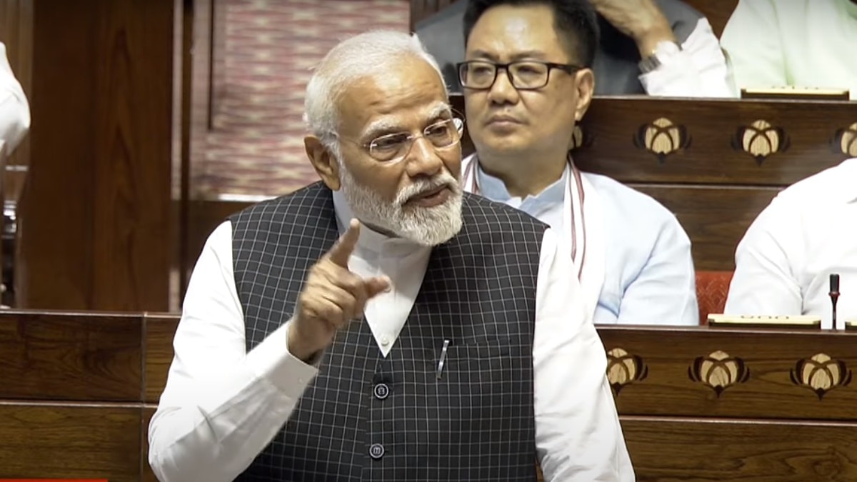Prime Minister Narendra Modi in Rajya Sabha Prime Minister Narendra Modi in Rajya Sabha