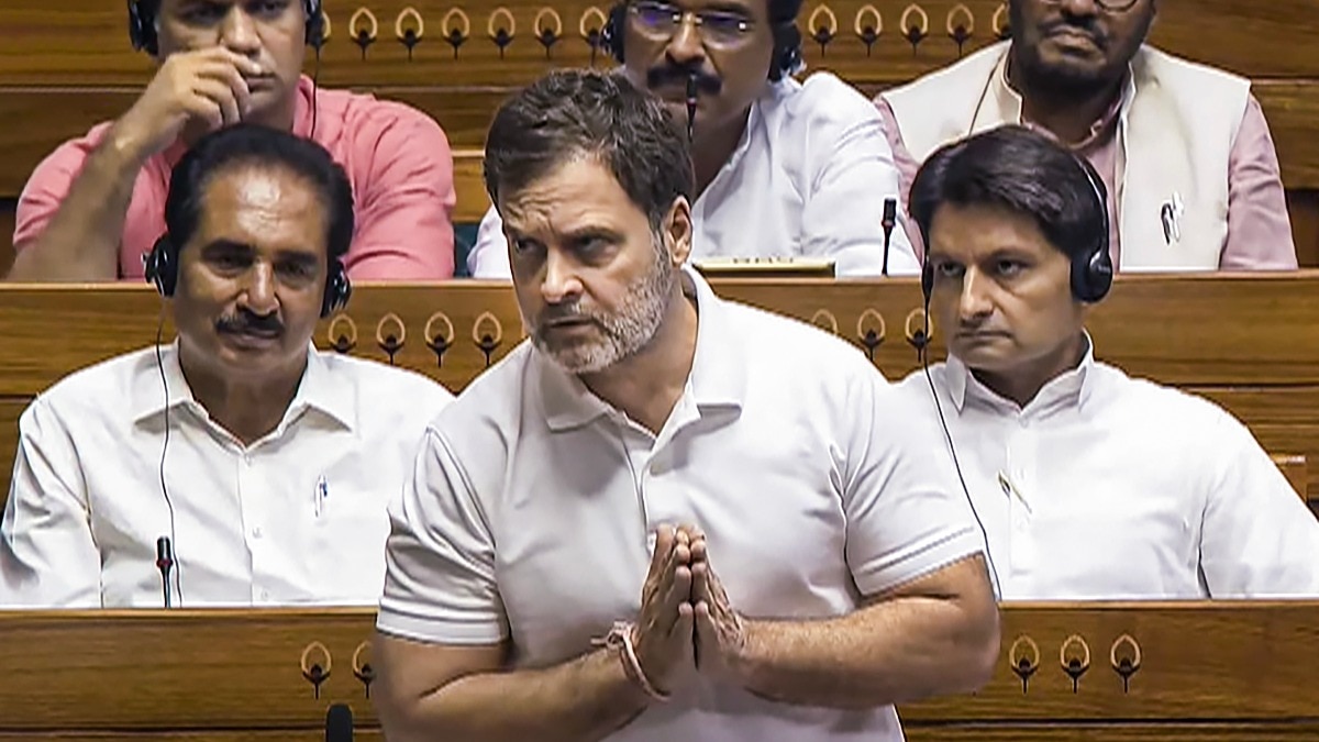 In a post on X, Rahul Gandhi condemned the attack on the Gujarat Congress office and called it a “cowardly act,” asserting that the incident underscored his criticisms of the ruling BJP. In a post on X, Rahul Gandhi condemned the attack on the Gujarat Congress office and called it a “cowardly act,” asserting that the incident underscored his criticisms of the ruling BJP.