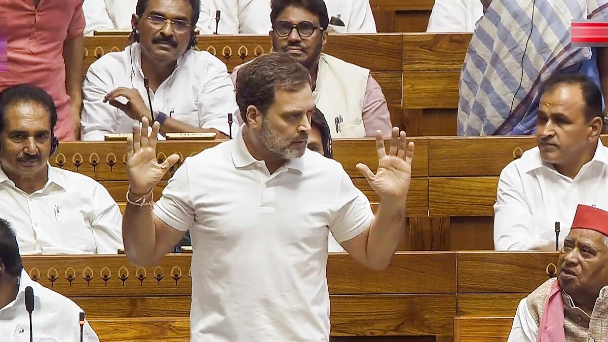 Rahul Gandhi in Lok Sabha Rahul Gandhi in Lok Sabha