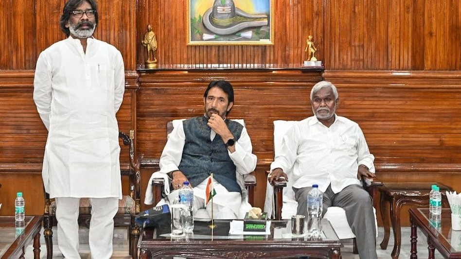 Champai Soren has earned the sobriquet 'Jharkhand's Tiger' Champai Soren has earned the sobriquet 'Jharkhand's Tiger'