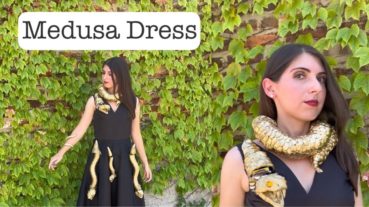 Google engineer creates AI dress with robotic snakes Google engineer creates AI dress with robotic snakes