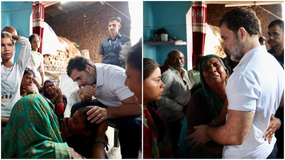 Hathras stampede: Rahul Gandhi meets victims' families, asks CM Yogi to give compensation at the earliest Hathras stampede: Rahul Gandhi meets victims' families, asks CM Yogi to give compensation at the earliest