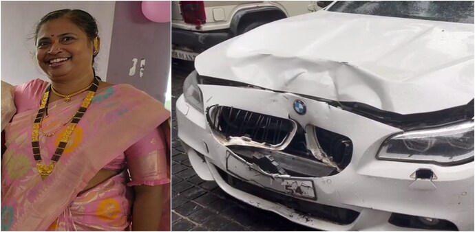 The Worli Police have seized the BMW and detained the driver. The Worli Police have seized the BMW and detained the driver.