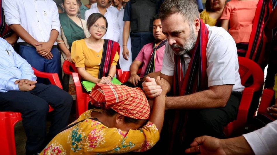 Manipur: Rahul Gandhi lands in Imphal, set to visit violence-hit relief camps Manipur: Rahul Gandhi lands in Imphal, set to visit violence-hit relief camps