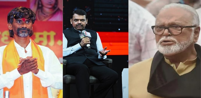 Maharashtra: Manoj Jarange fires salvo at Fadnavis, Bhujbal Maharashtra: Manoj Jarange fires salvo at Fadnavis, Bhujbal
