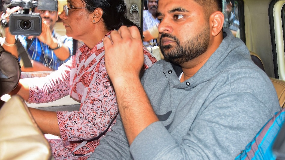 Both parents of Prajwal Revanna (above), HD Revanna and Bhavani Revanna, faced allegations that they kidnapped a woman who was assaulted by Prajwal Revanna. Both parents of Prajwal Revanna (above), HD Revanna and Bhavani Revanna, faced allegations that they kidnapped a woman who was assaulted by Prajwal Revanna.