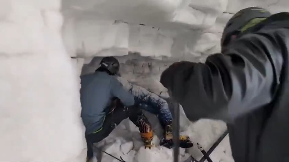 The bodies of Havildar Rohit Kumar, Havildar Thakur Bahadur Ale and Naik Gautam Rajbanshi were trapped deep within a crevasse and lay buried under thick layers of ice. The bodies of Havildar Rohit Kumar, Havildar Thakur Bahadur Ale and Naik Gautam Rajbanshi were trapped deep within a crevasse and lay buried under thick layers of ice.