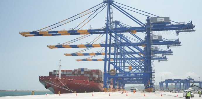 Adani Ports welcomes 'San Fernando' in Vizhinjam port Adani Ports welcomes 'San Fernando' in Vizhinjam port