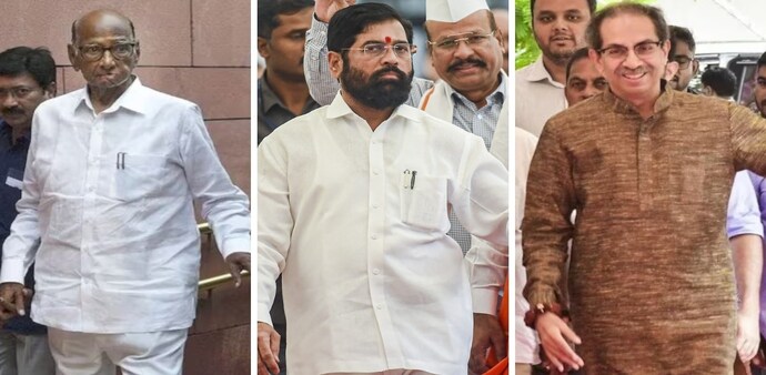 The MVA, under the INDIA umbrella, consists of the Congress, Shiv Sena (Uddhav Balasaheb Thackeray), and the NCP (Sharad Pawar), and has put up three candidates despite having the support of only 67 MLAs. The MVA, under the INDIA umbrella, consists of the Congress, Shiv Sena (Uddhav Balasaheb Thackeray), and the NCP (Sharad Pawar), and has put up three candidates despite having the support of only 67 MLAs.