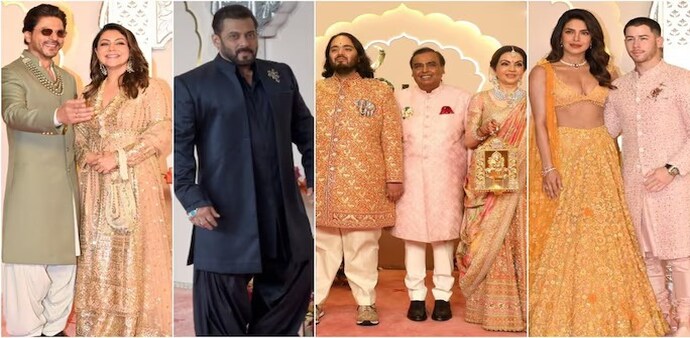 Among the first to arrive were Shah Rukh Khan with his wife Gauri Khan, setting the tone for a night filled with glamour. Among the first to arrive were Shah Rukh Khan with his wife Gauri Khan, setting the tone for a night filled with glamour.