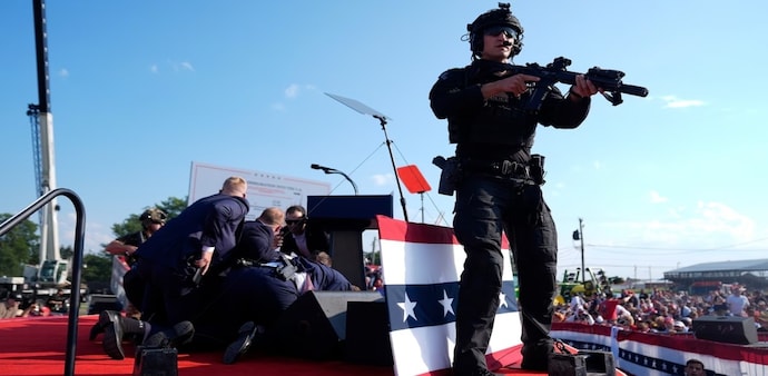 The incident marks a major security lapse and may reshape this year’s presidential race amid long-standing fears that the campaign could descend into political violence. The incident marks a major security lapse and may reshape this year’s presidential race amid long-standing fears that the campaign could descend into political violence.