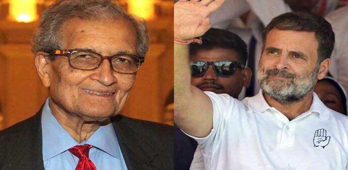 Sen, who won the Nobel Prize in Economics in 1998, added that Rahul Gandhi's true test lies in how he leads the Opposition in Parliament during the current regime of Narendra Modi-led NDA government Sen, who won the Nobel Prize in Economics in 1998, added that Rahul Gandhi's true test lies in how he leads the Opposition in Parliament during the current regime of Narendra Modi-led NDA government