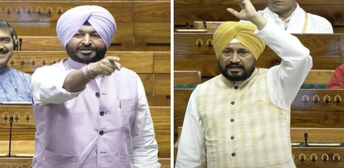 Ravnit Singh Bittoo and Charanjit Singh Channi Ravnit Singh Bittoo and Charanjit Singh Channi