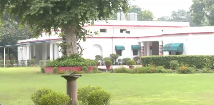 Following his disqualification as an MP last year after a Surat court convicted him in a criminal defamation case, Rahul Gandhi had to vacate his 12 Tughlaq Lane bungalow. Following his disqualification as an MP last year after a Surat court convicted him in a criminal defamation case, Rahul Gandhi had to vacate his 12 Tughlaq Lane bungalow.