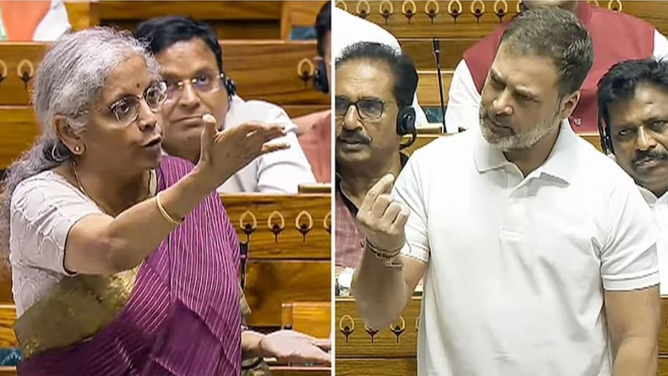 Sitharaman responds to Rahul Gandhi in Lok Sabha Sitharaman responds to Rahul Gandhi in Lok Sabha