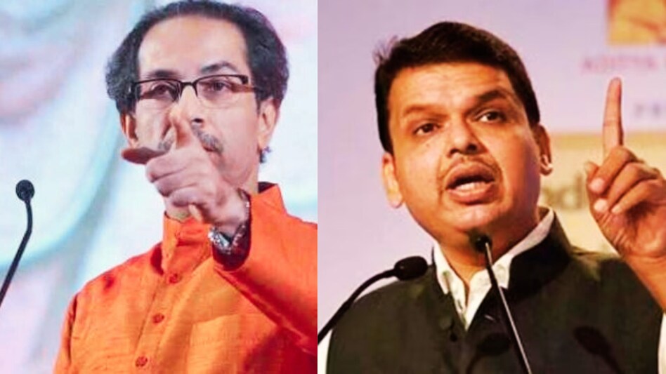 Maha polls get filmy: Uddhav issues dramatic dare to Fadnavis Maha polls get filmy: Uddhav issues dramatic dare to Fadnavis