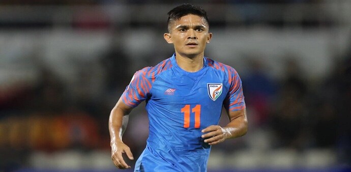 Indian footballer Sunil Chhetri Indian footballer Sunil Chhetri