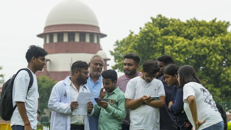 The top court's verdict came a day after the CBI filed its first chargesheet in the alleged NEET exam paper leak case, naming 13 people as accused The top court's verdict came a day after the CBI filed its first chargesheet in the alleged NEET exam paper leak case, naming 13 people as accused