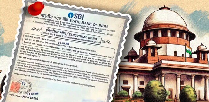 A five-judge Constitution bench had on February 15 scrapped the electoral bonds scheme of anonymous political funding introduced by the BJP government. A five-judge Constitution bench had on February 15 scrapped the electoral bonds scheme of anonymous political funding introduced by the BJP government.